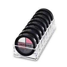 Byalegory Acrylic Bronzer Highlighter Powder Blush Compact Makeup Organizer 8 Space Cosmetic Storage Clear Walmart Com In 2020 Makeup Storage Acrylic Organizer Makeup Makeup Organization