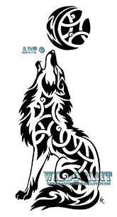 Tribal Howling Wolf Celtic Tribal Tattoos Tribal Tattoo Designs Tribal Tattoos