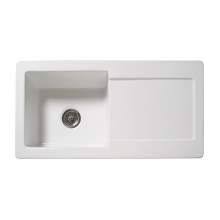 Matte black kitchen faucet with pull down sprayer for kitchen sinks with cover. Ceramic Kitchen Sinks Sinks Taps Com