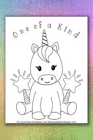 Unicorns coloring page to print and color for free. Unicorn Coloring Pages Life Is Sweeter By Design