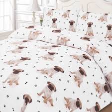 Check out our pug bed sheets selection for the very best in unique or custom, handmade pieces from our shops. Pug Duvet Cover Set White