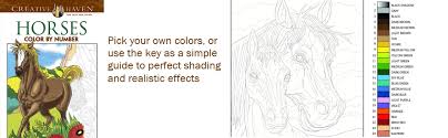 Download this running horse printable to entertain your child. Amazon Com Creative Haven Horses Color By Number Coloring Book Creative Haven Coloring Books 9780486793849 Toufexis George Books