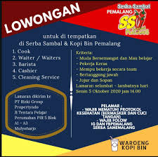 Pengumuman hasil seleksi cpns kab pemalang 2021 daftar nama lolos verifikasi berkas. Event Pemalang On Twitter Info Loker Pemalang Di Serbasambalpemalang Serbasambal Loker