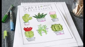 Individuals are now accustomed to using the internet in gadgets to see video and image information for. Let S Draw Cacti Succulents Youtube