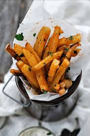 Homemade Rutabaga Fries With Aioli Dipping Sauce Heinen S Grocery Store Roasted Rutabaga Dipping Sauce Rutabaga