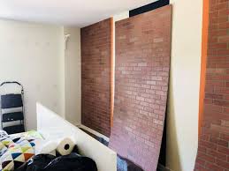 How To Install Faux Brick Panels This Is An Easy Tutorial And You Will Love Your Brick Walls Fauxbr Faux Brick Walls Faux Brick Wall Panels Faux Brick Panels