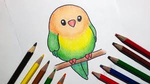 Cute parrot cartoon hand drawn style. How To Draw A Cartoon Parrot Step By Step Youtube