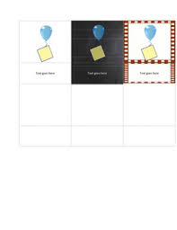 pocket chart templates montessori 3 part cards