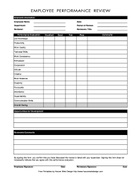 Performance planning and results performance review • use a current job description (job descriptions are available on the hr web page). 27 Printable Performance Review Form Templates Fillable Samples In Pdf Word To Download Pdffiller