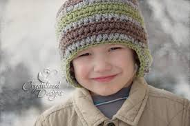 PDF Crochet PATTERN Ethan Beaniewith Ear Flaps: Reversible