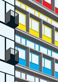 Le Corbusier Greeting Cards By Thingsyoucanbuy Greeting Cards Le Corbusier Maison Du Bresil Le Corbusier