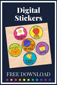 Digital Stickers In Google Classroom And Seesaw In 2020 Digital Sticker Google Classroom Seesaw