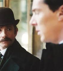 benedict, holmes and john watson