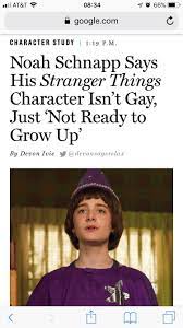 Will's sexuality : r/StrangerThings
