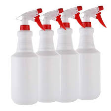 * place the empty bottles upside down in some epsom salt to make some yummy bath salts. Buy 32 Oz Empty Plastic Refillable Spray Bottle Empty Spray Bottles For Cleaning Solutions Plants Cleaning Essential Oils Hair Plants With Adjustable Nozzle Pack Of 4 Online In Germany B08pyjv3ff