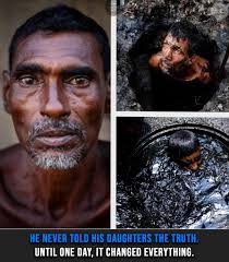 👨‍👧‍👧 He Kept His Job a Secret for Decades… All for His Daughters Idris,  a quiet man from Bangladesh, spent years doing one of the world's most  overlooked jobs—never telling his daughters