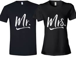 Texas Tees Brand: Mrs. Mr. Shirt, Matching Shirts for Wedding, Ladies Small  & Mens XXX-Large - Walmart.com