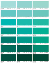 teal paint chips maybe an accent color for the bathroom