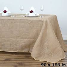 Efavormart Fine Rustic Burlap Tablecloth Rectangle Natural Tone For Kitchen Dining Catering Wedding Birthday Party Decorations Walmart Com In 2020 Burlap Tablecloth Rectangle Tablecloth Rustic Table