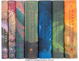 J K Rowling The Harry Potter Books Comprising Harry Potter And Lot 98143 Heritage Harry Potter Book Covers Harry Potter Hardcover Harry Potter Books
