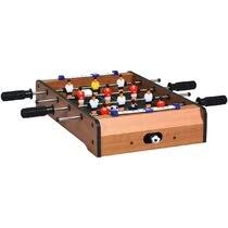 Constructed of carb certified mdf, the stylish gaming table cabinet has a durable exterior melamine with a beautiful espresso finish. Foosball Coffee Table Foosball Tables You Ll Love In 2021 Wayfair