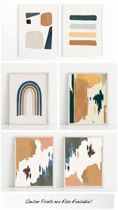 Abstract Art Set Geometric Art Prints Color Shapes Wall Art Abstract Print Set Minimal Prints Pa Geometric Art Prints Neutral Nursery Art Minimal Painting