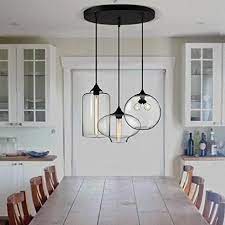 Cjlove Fashion Modern Vintage Industrial Pendant Light Led E27 Lamp Base For Living Ro Living Room Pendant Light Living Room Pendant Modern Glass Pendant Light