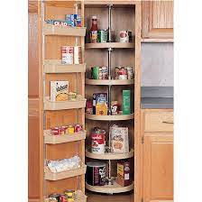 The two doors fold and disappear into the cabinet, enabling kitchen corner cupboard kitchen storage units kitchen storage solutions diy kitchen cabinets. Rev A Shelf Traditional Kitchen Pantry Cabinet Lazy Susan 5 Tray Set In White And Almond Kitchensource Com