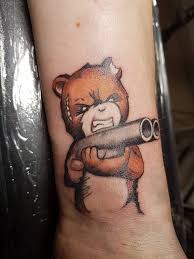 Den Teddybaren Nicht Argern Teddy Bear Tattoos Bear Tattoo Tattoos