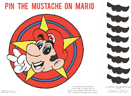 Pin The Moustache On Mario Pdf Google Drive Super Mario Bros Party Mario Bros Party Mario Birthday Party