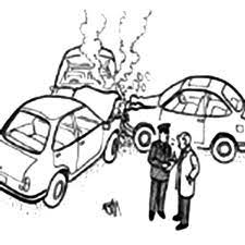Three Cars Crashed Each Other Coloring Pages Netart Car Crash Cars Coloring Pages Coloring Pages