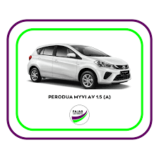 Customer ni request kami hantar kereta sewa ke airport senai. Perodua Myvi Av 1 5 A Fajar Car Rental