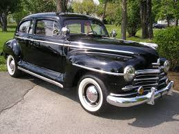 Image result for Black 1947 Plymouth