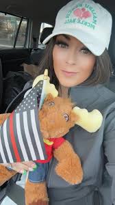 And we're off to the Stair climb for leukemia and lymphoma society Tommy is  the Moose is super stoked! Wish your chief and the fire fighters good luck  tomorrow is the big