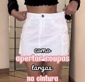 como eu aperto meus shorts/saias largos na cintura #costura | TikTok