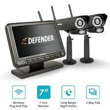 In total darkness, it can. Defender Phoenixm2 Digital Wireless 7 Monitor Dvr Security System With 2 Long Range Night Vision Cameras And Sd Card Recording Walmart Com Walmart Com