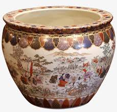 Vintage chinese famille rose hunt bowl qianlong cobalt koi fish planter bowl. Large Porcelain Chinese Fishbowl Planter With Classic Porcelain Transparent Png 1931x1757 Free Download On Nicepng