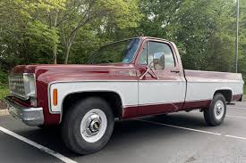 Image result for Crimson Red 1975 Chevy Truck