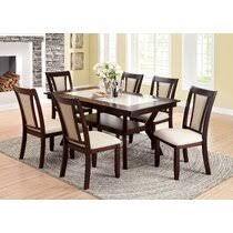 Upholstered or bare, cherry dining room chairs are hard to beat in terms of style and versatility. Cherry Dining Table Sets Kitchen Dining Room Sets You Ll Love In 2021 Wayfair