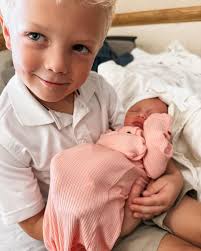 She is here 💕 Lola Rose 9/12/24 Thank you Lord for another gift 🙏🏻  ***Last pic for what professional athletes do while their wife has a baby 😅