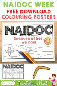 Naidoc Week 2018 Has A Wonderful Theme This Year Of Because Of Her We Can Grab These Free Poste Naidoc Week Naidoc Week Activities Free Teaching Resources