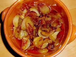 Karamellisierte Zwiebeln Von Calimeroo Chefkoch Rezept Karamellisierte Zwiebeln Zwiebeln Tapas