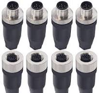 Amazon.com: Lonlonty M12 5 Pin Male & Female Socket Panel ...
