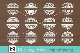 Download Mandala Monogram Svg Bundle Mandala Svg Split Monogram Svg