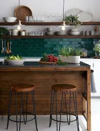 Credence Vert Bouteille Idee Deco Cuisine Carrelage Cuisine Cuisines Deco