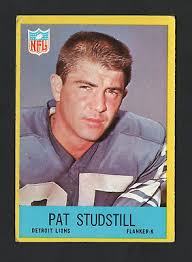 1967 Philadelphia Gum Football Card #70 Pat Studstill