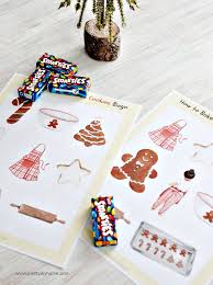 Treat advertises itself as a chocolate caramel cookie bar? Baking Cookies Christmas Bingo Game For Kids Pretty Diy Home