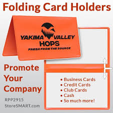 Folding Card Holder With Custom Printing One Side Plastic Business Cards Folded Business Cards Card Holder
