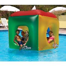 Swimline The Cube Inflatable Pool Toy Walmart Com Inflatable Pool Toys Swimming Pool Floats Pool Toys