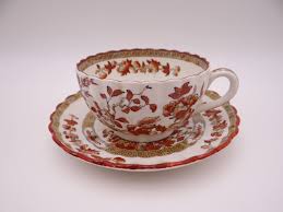 Our teacups and saucers would. Vintage Spode Hand Painted Indian Tree English Bone China Teacup English Teacup And Saucer Set Tea Cup Old Mark 8 Available Second Wind Vintage